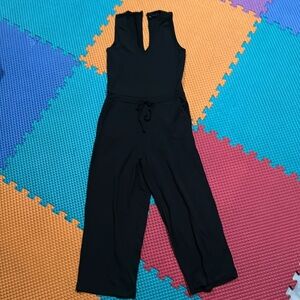 French Terry Modal Jumpsuit Black Small